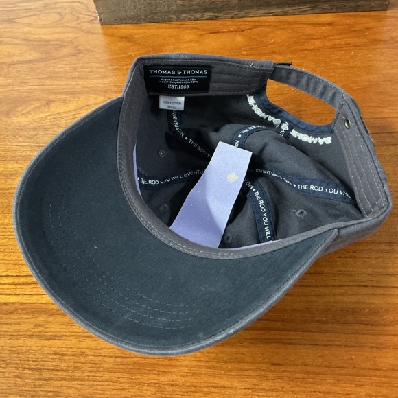 Thomas And Thomas Fly Fishing Fly Rod Blue Cotton Strap Back Cap One Size - Picture 5 of 7